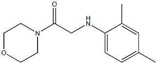 2-[(2,4-dimethylphenyl)amino]-1-(morpholin-4-yl)ethan-1-one Struktur