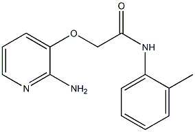 2-[(2-aminopyridin-3-yl)oxy]-N-(2-methylphenyl)acetamide Struktur