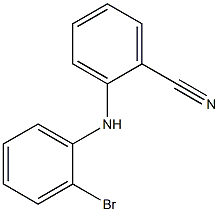 2-[(2-bromophenyl)amino]benzonitrile Struktur