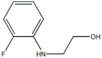 2-[(2-fluorophenyl)amino]ethan-1-ol Struktur