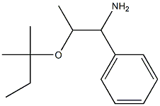 2-[(2-methylbutan-2-yl)oxy]-1-phenylpropan-1-amine Struktur