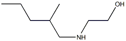 2-[(2-methylpentyl)amino]ethan-1-ol Struktur