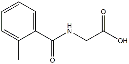 2-[(2-methylphenyl)formamido]acetic acid Struktur