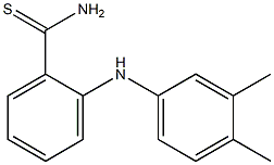 2-[(3,4-dimethylphenyl)amino]benzene-1-carbothioamide Struktur