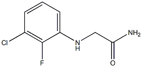 2-[(3-chloro-2-fluorophenyl)amino]acetamide Struktur