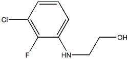 2-[(3-chloro-2-fluorophenyl)amino]ethan-1-ol Struktur