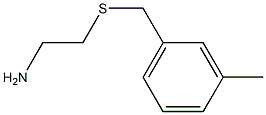 2-[(3-methylbenzyl)thio]ethanamine Struktur