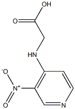 2-[(3-nitropyridin-4-yl)amino]acetic acid Struktur