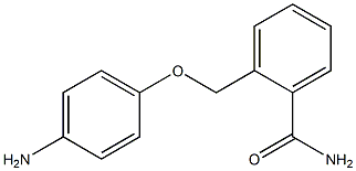 2-[(4-aminophenoxy)methyl]benzamide Struktur