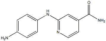 2-[(4-aminophenyl)amino]isonicotinamide Struktur