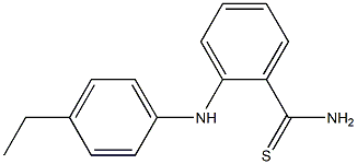 2-[(4-ethylphenyl)amino]benzene-1-carbothioamide Struktur