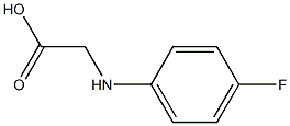 2-[(4-fluorophenyl)amino]acetic acid Struktur