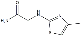 2-[(4-methyl-1,3-thiazol-2-yl)amino]acetamide Struktur