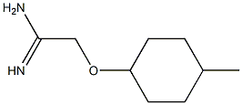 2-[(4-methylcyclohexyl)oxy]ethanimidamide Struktur