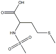 2-[(methylsulfonyl)amino]-4-(methylthio)butanoic acid Struktur