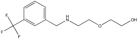 2-[2-({[3-(trifluoromethyl)phenyl]methyl}amino)ethoxy]ethan-1-ol Struktur