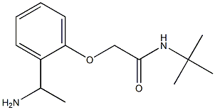 2-[2-(1-aminoethyl)phenoxy]-N-(tert-butyl)acetamide Struktur