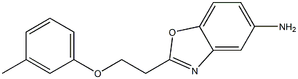 2-[2-(3-methylphenoxy)ethyl]-1,3-benzoxazol-5-amine Struktur