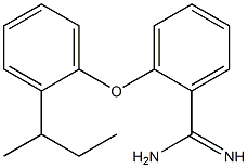 2-[2-(butan-2-yl)phenoxy]benzene-1-carboximidamide Struktur