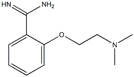 2-[2-(dimethylamino)ethoxy]benzenecarboximidamide Struktur