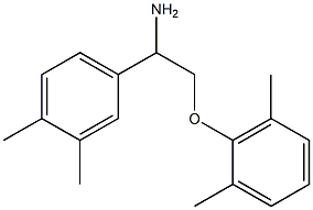 2-[2-amino-2-(3,4-dimethylphenyl)ethoxy]-1,3-dimethylbenzene Struktur