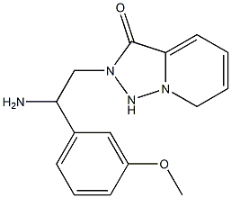 2-[2-amino-2-(3-methoxyphenyl)ethyl]-2H,3H-[1,2,4]triazolo[3,4-a]pyridin-3-one Struktur