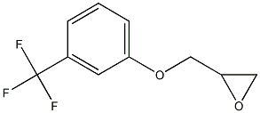 2-[3-(trifluoromethyl)phenoxymethyl]oxirane Struktur