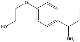 2-[4-(1-aminopropyl)phenoxy]ethan-1-ol Struktur