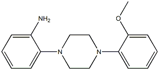 2-[4-(2-methoxyphenyl)piperazin-1-yl]aniline Struktur