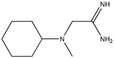 2-[cyclohexyl(methyl)amino]ethanimidamide Struktur