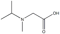 2-[methyl(propan-2-yl)amino]acetic acid Struktur