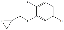 2-{[(2,5-dichlorophenyl)sulfanyl]methyl}oxirane Struktur