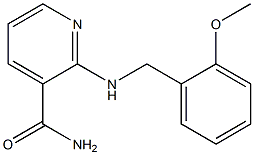 2-{[(2-methoxyphenyl)methyl]amino}pyridine-3-carboxamide Struktur