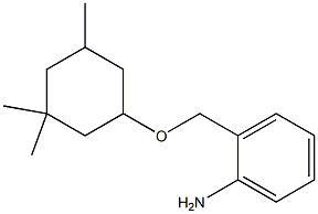 2-{[(3,3,5-trimethylcyclohexyl)oxy]methyl}aniline Struktur