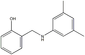 2-{[(3,5-dimethylphenyl)amino]methyl}phenol Struktur