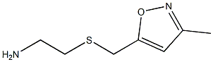 2-{[(3-methyl-1,2-oxazol-5-yl)methyl]sulfanyl}ethan-1-amine Struktur