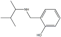 2-{[(3-methylbutan-2-yl)amino]methyl}phenol Struktur