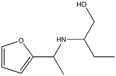 2-{[1-(furan-2-yl)ethyl]amino}butan-1-ol Struktur