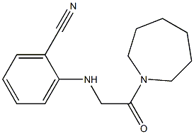 2-{[2-(azepan-1-yl)-2-oxoethyl]amino}benzonitrile Struktur