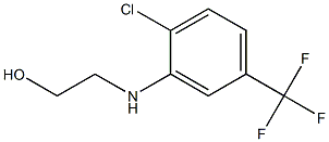 2-{[2-chloro-5-(trifluoromethyl)phenyl]amino}ethan-1-ol Struktur