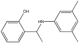 2-{1-[(3,5-dimethylphenyl)amino]ethyl}phenol Struktur