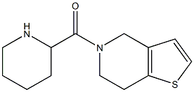 2-{4H,5H,6H,7H-thieno[3,2-c]pyridin-5-ylcarbonyl}piperidine Struktur