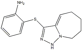 2-{5H,6H,7H,8H,9H-[1,2,4]triazolo[3,4-a]azepin-3-ylsulfanyl}aniline Struktur