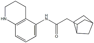 2-{bicyclo[2.2.1]heptan-2-yl}-N-(1,2,3,4-tetrahydroquinolin-5-yl)acetamide Struktur