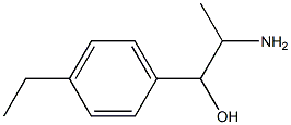 2-amino-1-(4-ethylphenyl)propan-1-ol Struktur