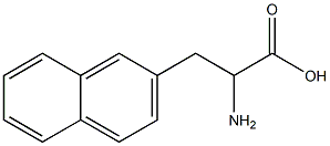 2-amino-3-(2-naphthyl)propanoic acid Struktur