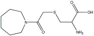 2-amino-3-{[2-(azepan-1-yl)-2-oxoethyl]sulfanyl}propanoic acid Struktur