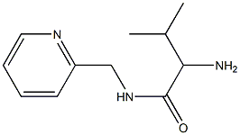 2-amino-3-methyl-N-(pyridin-2-ylmethyl)butanamide Struktur