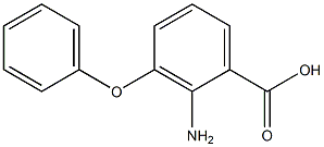 2-amino-3-phenoxybenzoic acid Struktur