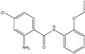 2-amino-4-chloro-N-(2-ethoxyphenyl)benzamide Struktur